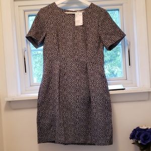 Cocktail Dress Blue and White with Pockets NWT